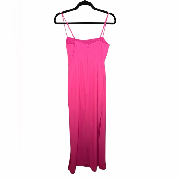 NEW Superdown Revolve Addison Hot Pink Maxi Dress - Picture 4 of 5